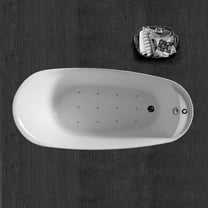 Woodbridge 67" x 31.5" Deluxe Air Bubble Freestanding Bathtub B-0033