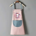 thumbnail image 2 of ZACPNCV Kids Apron Adjustable Children Chef Art Smock with Pocket for Girl Boy Activity Pink 3-5 Years, 2 of 4