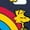 NAVY, variant on Peanuts - Woodstock Rainbow - Women's Short Sleeve Graphic T-Shirt