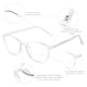 thumbnail image 5 of Cyxus Retro Filtro de Luz Azul para Lentes Antireflejantes Gafas para Computadora Anti Tensión de Ojos CP 8561T34 Cyxus Style, 5 of 5