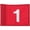 White,Red, variant on Raindrops Golf Flag With Tube Inserted Putting Numbered Golf Flag Nylon Golf Flags For Yard Backyard Garden Portable Golf Flag, 8 X 6.05 Inch