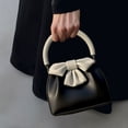 thumbnail image 3 of Guardurnaity Bolso tote para mujer con lazo - Detalle de asa , correa cruzada, espacioso y perfecto para ir de compras, viajar y practicar tiro al Bolsas de mensajero y de hombro, 3 of 6