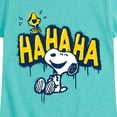 thumbnail image 3 of Peanuts - Ha Ha Graffiti - Toddler And Youth Girls Short Sleeve Graphic T-Shirt, 3 of 6