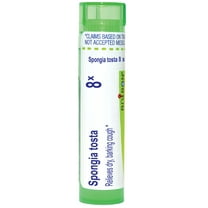 Boiron Spongia Tosta 8X, Homeopathic Medicine for Dry, Barking Cough, 80 Pellets