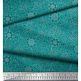 thumbnail image 3 of Soimoi Crepe Silk Fabric Flower Artistic Decor Fabric Printed Yard 42 Inch Wide, 3 of 3