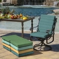 thumbnail image 6 of ARDEN Outdoor Midback Chair Cushion, 18 x 16.5, Water Repellent, Fade Resistant 18 x 16.5, Alana Tile, 6 of 11