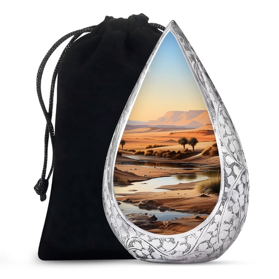 JAGSHASHI Wilderness - Memorial Urns For Human Ashes - Adult Cremation Urns - Unique Urns - Large Urns For Human Ashes Burial - Large Burial Urns - Decorative Urn - 10 Inch - Large