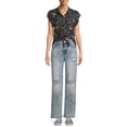 thumbnail image 2 of No Boundaries Juniors Rhinestone Fashion Jeans, 2 of 5