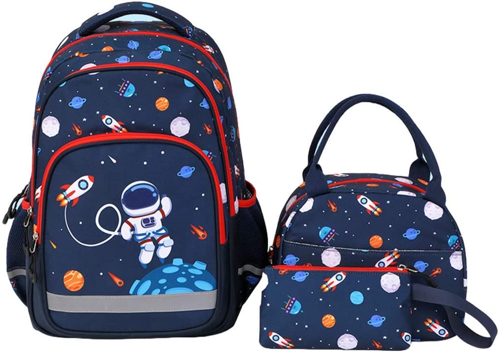 Cool Astronaut Backpack Elementary Boys Rucksack Large Primary Middle