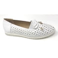 thumbnail image 3 of Victoria K Women's Rhinestone Emblem With Bow Tie Embossed Casual Flats, 3 of 5