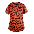 thumbnail image 3 of Womens Scrub Top Causal V-Neck Printing Blouse Short Sleeve T-Shirt Pockets Scrub Tops Clearance, 3 of 5