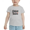 thumbnail image 2 of Just A Small Town Girl Cute Toddler T-Shirts for Boys Girls (Gray, 2T), 2 of 5