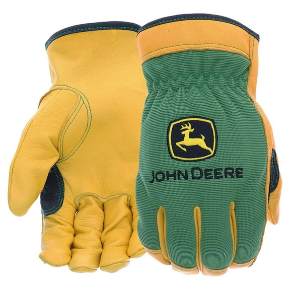 West Chester Protective Gear Deerskin Driver Gloves XL - Abrasion Resistant, Insulated - Green