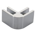 thumbnail image 2 of CRL E214A Chrome Two-Way Aluminum 90 Degree Glass Connector, 2 of 5