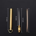 thumbnail image 5 of STONEGO 1PC/2Pcs Titanium Outdoor Portable Multifunction Toothpick Bottle and Fruit Fork, Compact Camping Tool with Toothpick Tube, Ideal for Emergency Equipment, Travel, Hiking, 5 of 7