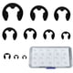 thumbnail image 4 of Clips en E de acero inoxidable, anillos de retención tratados térmicamente para una amplia aplicación, juego de surtido de clips de retención multiusos con cajas de almacenamiento transparentes (120, 4 of 7