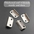 thumbnail image 2 of 10pcs Angled Drawer Lock Strike Plate Cabinet Cupboard Office Drawer L Shaped Strike Plate, 2 of 5