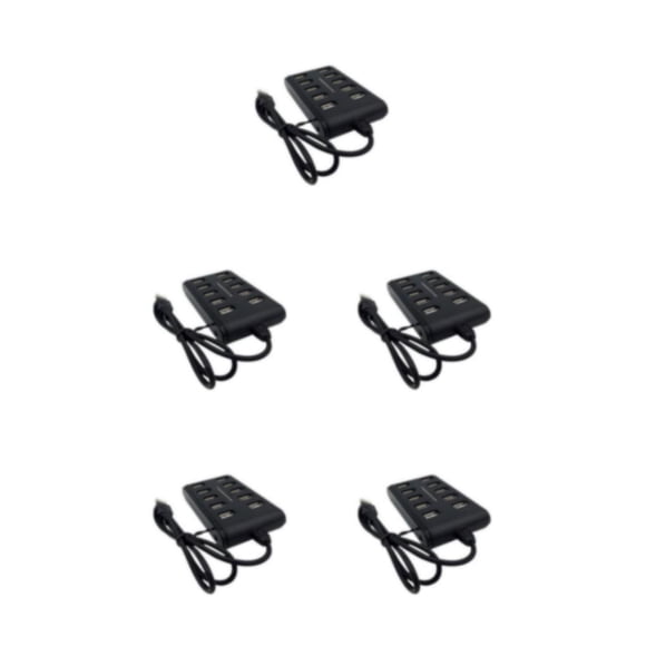 Concentrador USB 2.0 Seitruly 10 en 1 Negro
