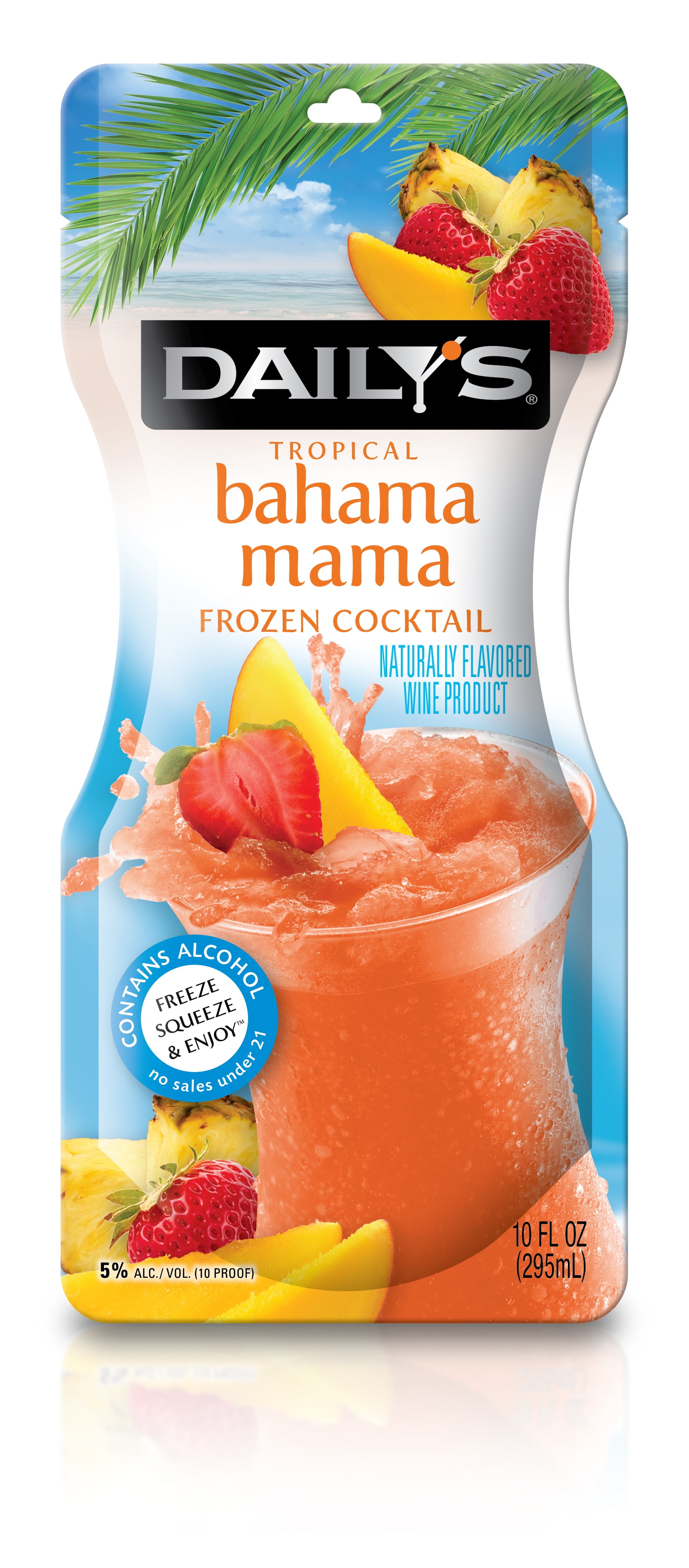Daily s Bahama Mama Ready to Drink Frozen Cocktail 10 FL OZ Pouch