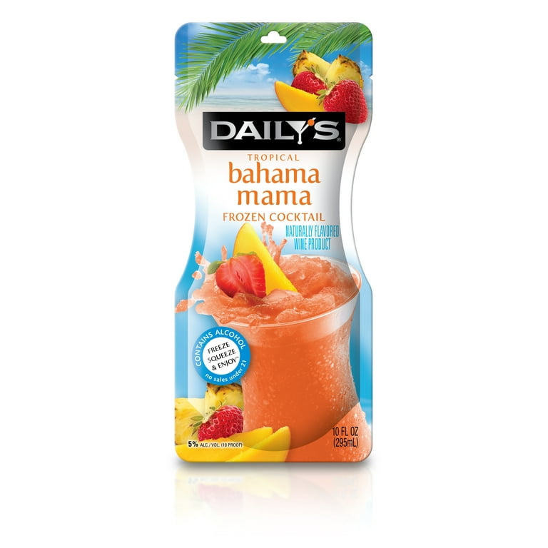 Daily s Bahama Mama Ready to Drink Frozen Cocktail 10 FL OZ Pouch
