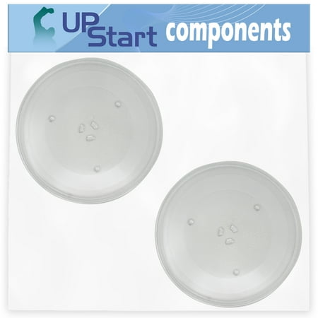 

2-Pack WB39X10032 Microwave Glass Turntable Plate Replacement for General Electric JVM3160DF4WW - Compatible with WB39X10032 13.5 Inch Glass Tray