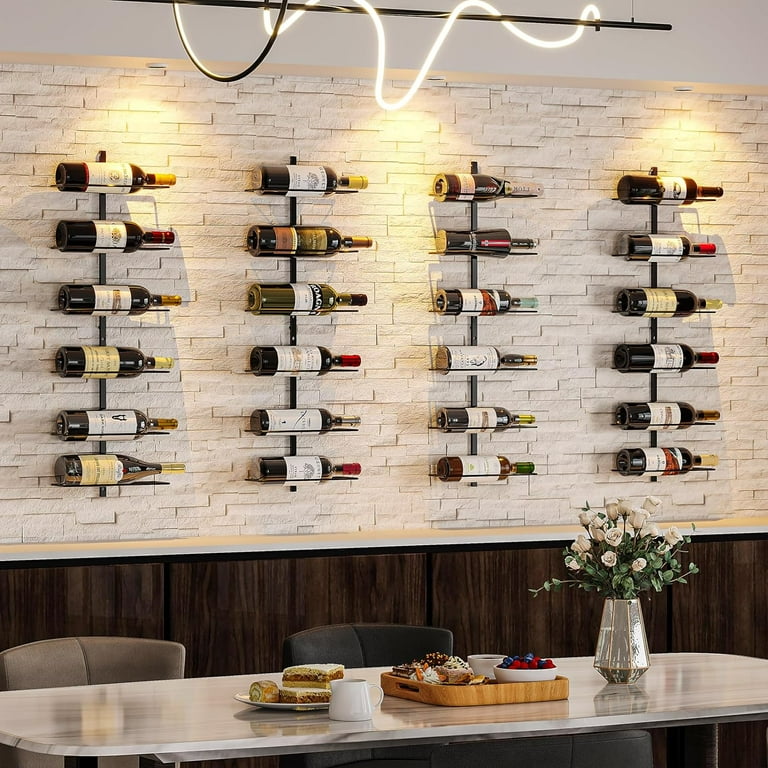 Wine bottle holder for wall hotsell
