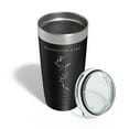 thumbnail image 4 of Gainesville Lake Map Tumbler Travel Mug Insulated Laser Engraved Coffee Cup Alabama 20 oz Black, 4 of 5