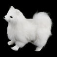 thumbnail image 3 of TISHITA Realistic White Faux Standing Dog Animal Model Figures Photography Prop Home, 3 of 8