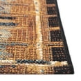 thumbnail image 4 of ESENCIA Indoor/Outdoor Power Loomed Latex Back Non Slip Mat - Traditional Stripe Lodge Southwestern Colorful (Tribal Stripe Gold) (2'5" x 3'11"), 4 of 5