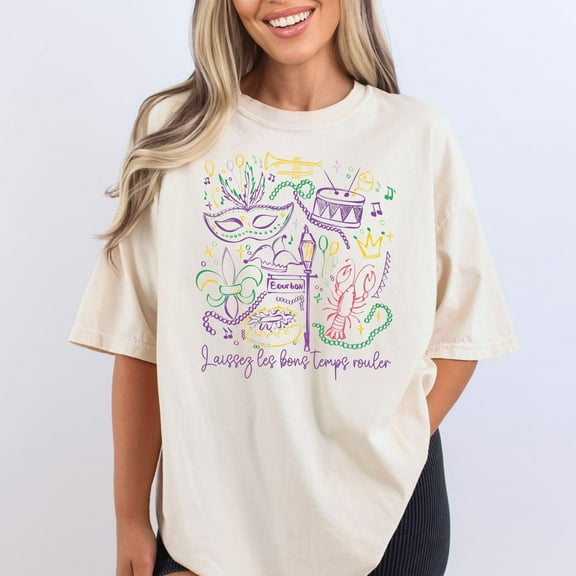 Laissez Les Bon Temps Rouler Mardi Gras Shirt Women Mardi Gras Clothing Mardi Gras 2025 Louisiana Shirt Mardi Gras Diva Nola