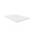 thumbnail image 3 of Modern 30" Solid Surface Minimalist Thin Vanity Countertop - White, 3 of 5