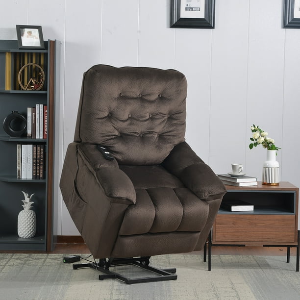 Electric Power Lift Recliner Chair Sofa For Elderly Wide Heavy Duty Recline 160 Degree Stand