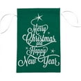 thumbnail image 2 of Merry Christmas and Happy New Year House Flag, Green Decorative Double Sided Yard Flag 28 x 40 inch, 2 of 5