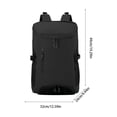 thumbnail image 2 of Gym Backpack,Waterproof Backpack With Shoe Compartment,19"×13"Large Capacity Sports Travel Backpack Lightweight Fitness Bag With Laptop Sleeve.Black, 2 of 7