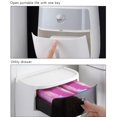 thumbnail image 4 of braveheart Toilet Paper Holders Double Layer Storage Rack Pumping Toilet Paper Box Hand Carton Toilet Box Punch Free Blue, 4 of 4