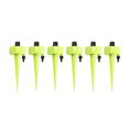thumbnail image 1 of Auto Drip Irrigation System with Slow Release Switch Control Valves Self Water Spike Waterer Tools Adjustable Garden Sprinkler Green 6pcs, 1 of 8
