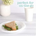 thumbnail image 4 of PLASTICPRO 100 Count Disposable 7 Inch White Plastic Plates, 4 of 6