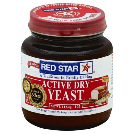 (2 Pack) Red Star Original Active Dry Yeast, 4 oz (Best Active Dry Yeast For Bread)