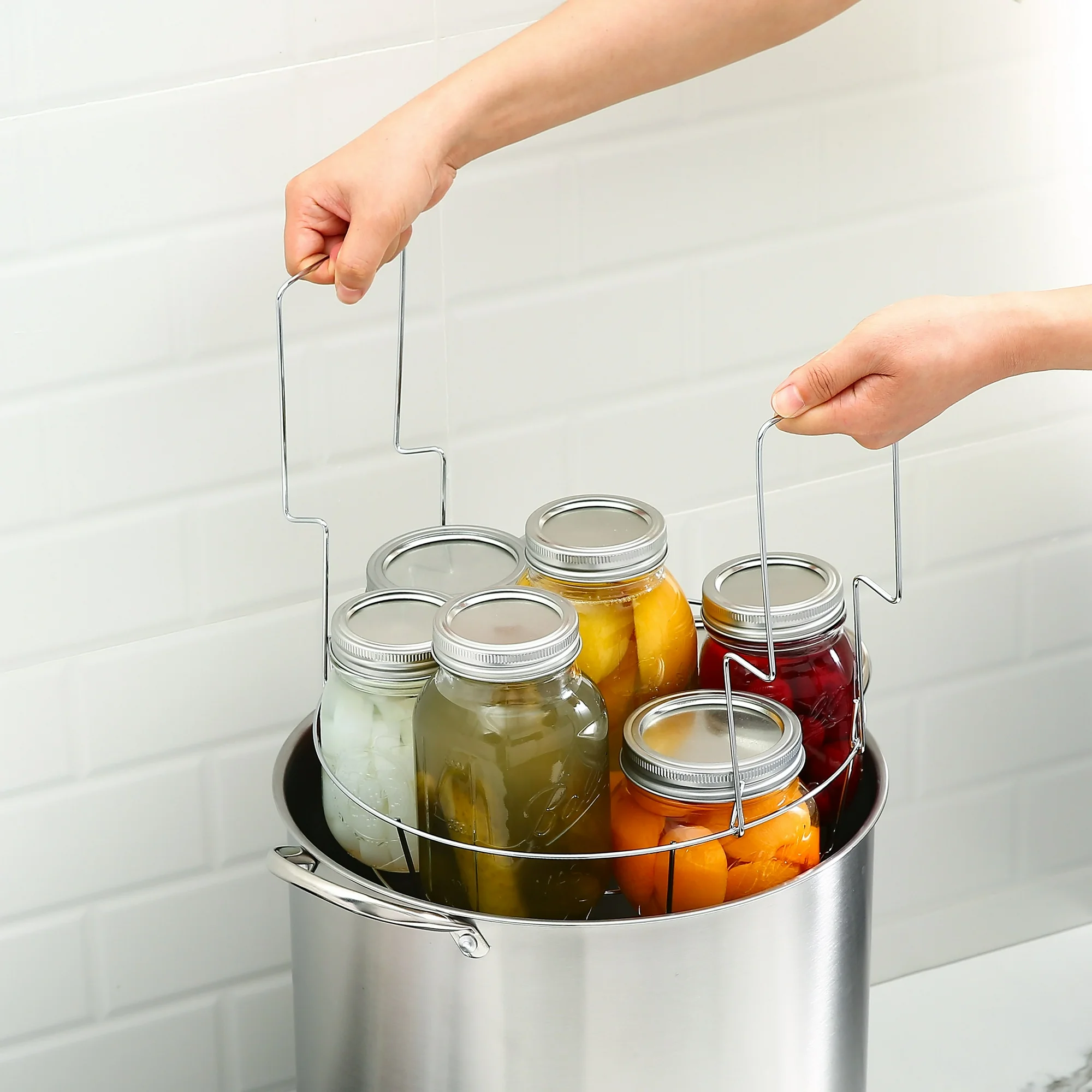 Mainstays 5-Piece Complete Water Bath Canning Kit, Essential Canning Supplies Starter Kit
