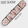 thumbnail image 3 of Yayeee Double Oven Mitt Kitchen Heat Resistant Baking 35" x7" Quilted Glove, Pink Ice Cream Pattern, 3 of 6