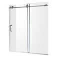 thumbnail image 2 of Anzzi 5 ft. Acrylic Left Drain Rectangle Tub in White With 60 in. x 62 in. Frameless Sliding Tub Door in Polished Chrome, 2 of 2