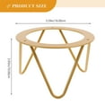 thumbnail image 2 of HEATSHAKING Golden Iron Fruit Tray Storage Rack for Garden 1Pack 6.3X6.3X3.9in, 2 of 8
