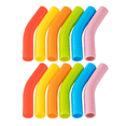 thumbnail image 1 of Silicone Straw Tips Reusable Straw Replacement Tip for 8MM Outdiameter Wide Stainless Steel Metal Straws Multicolor, 1 of 5