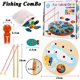 thumbnail image 5 of Juego de pesca magnético de madera para niños pequeños: alfabeto, captura de peces, conteo, juegos de mesa preescolares, juguetes para 3, 4, 5 años, niña, niño, cumpleaños, aprendizaje, educació, 5 of 5