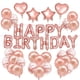 thumbnail image 1 of Oro Rosa Feliz Cumpleaños Estrella Corazón Decoraciones Conjunto De Confeti Globos De Helio Puntos Niño Niña Princesa Ceremonia Aniversario Scienceny HA035957-00, 1 of 5