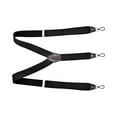 thumbnail image 5 of yotijay Fashion Men's Suspenders 3 Hooks Strap Heavy Duty Solid Color Y Back Belt Black, 5 of 9
