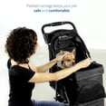 thumbnail image 5 of VIVO Black 3 Wheel Pet Stroller / Cat & Dog Foldable Carrier Strolling Cart, 5 of 8