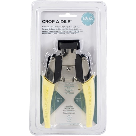 We R Crop-A-Dile Retro Corner Chomper Tool-0.125" & 0.375"