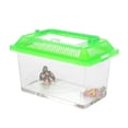 thumbnail image 5 of Racing Butterfly Portable Handheld Plastic Fish Tank Transparent Cutout Design For Turtle PetFish, 5 of 8
