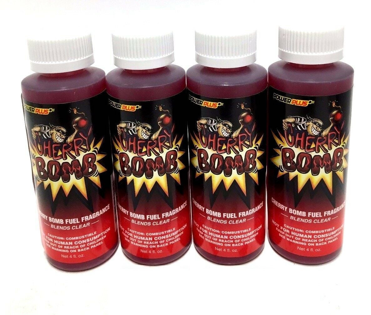 Power Plus Lubricants 4 PACK CHERRY Fuel Fragrance For Car Motorcycle 